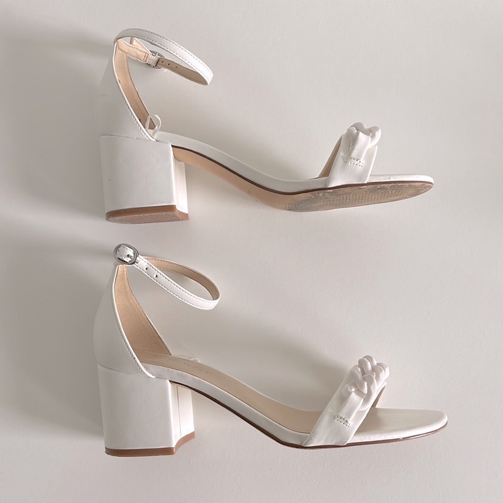 Nine West White Block heels - Picture 4 of 10